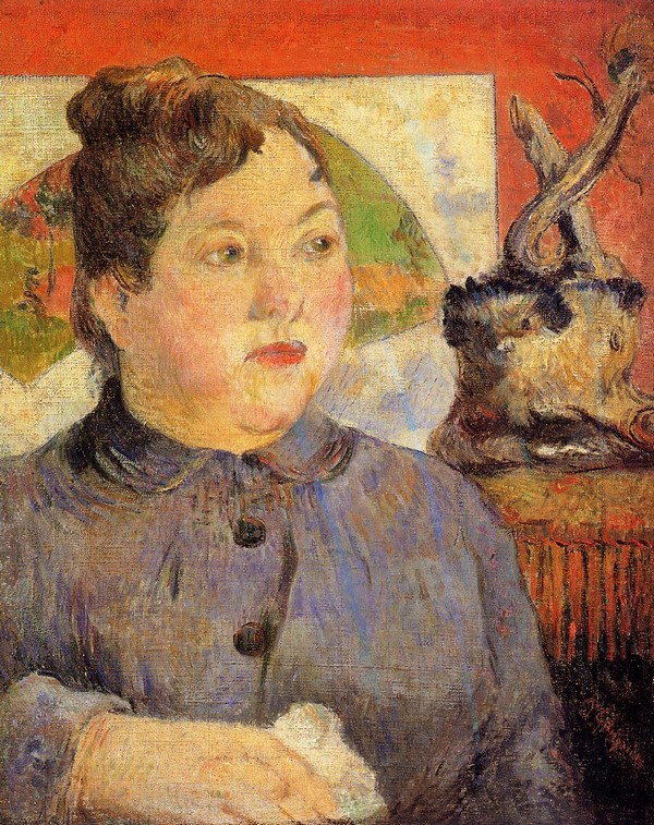 Portrait of Madame Alexander Kholer - Paul Gauguin Painting